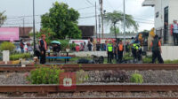 Kecelakaan Kereta Api di Palan Perintasan Magetan