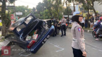 Dua Mobil Tabrakan di Bogor