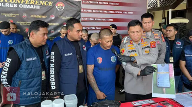 Polisi Tangkap Anggota GRIB Jaya Edarkan Sabu di Bandung