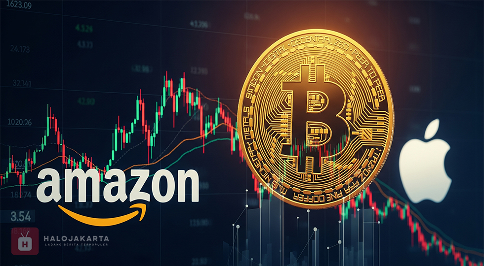 Bitcoin Salip Amazon dan Kejar Apple