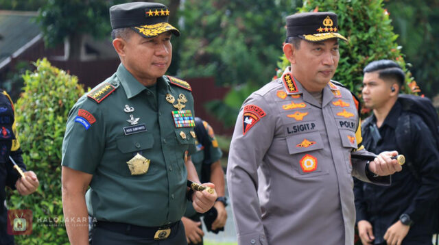 Kebersamaan TNI-Polri di HUT Bhayangkara