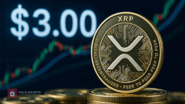 XRP Kokoh di USD 3