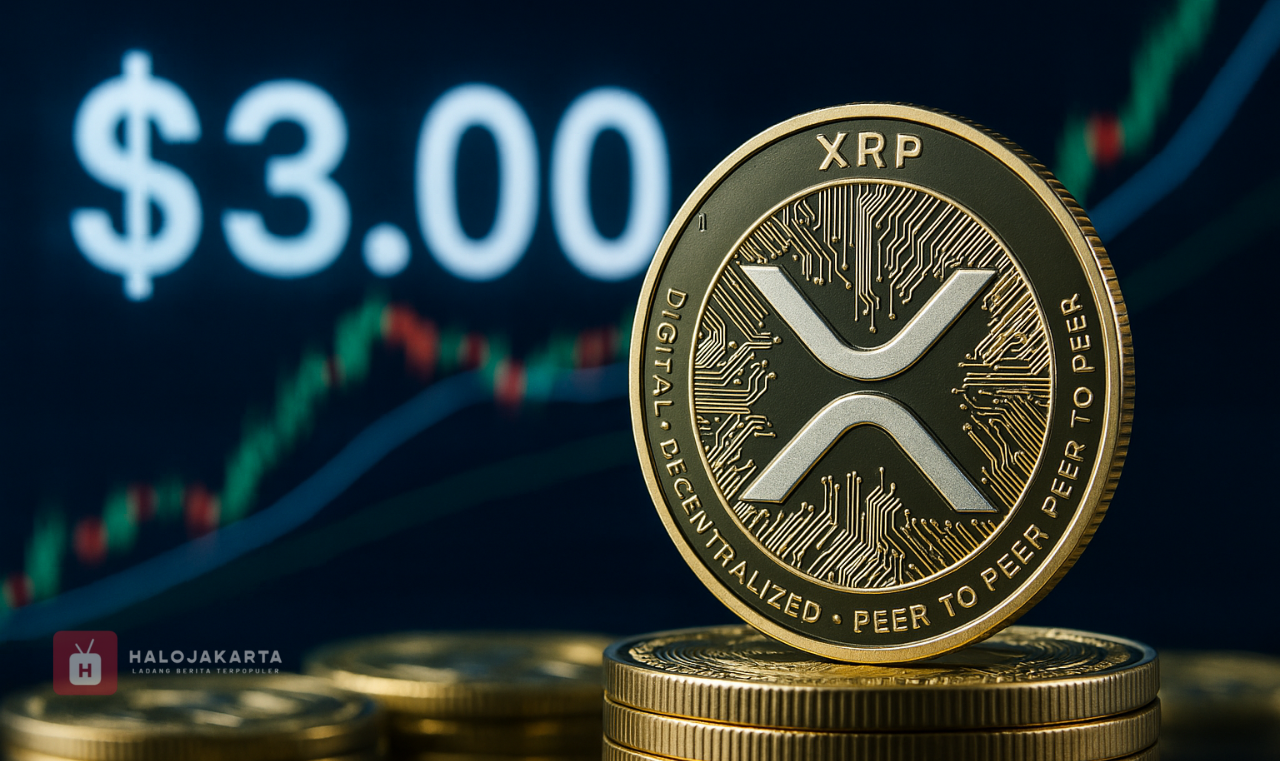 XRP Kokoh di USD 3