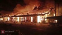 Kebakaran Pasar Ngrimase Tanimbar