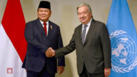 Prabowo Bertemu Sekjen PBB