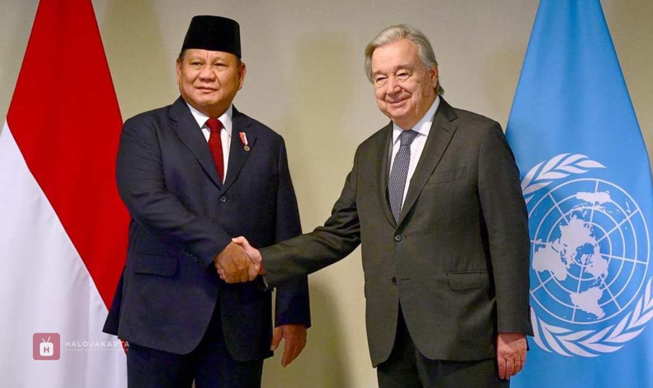 Prabowo Bertemu Sekjen PBB