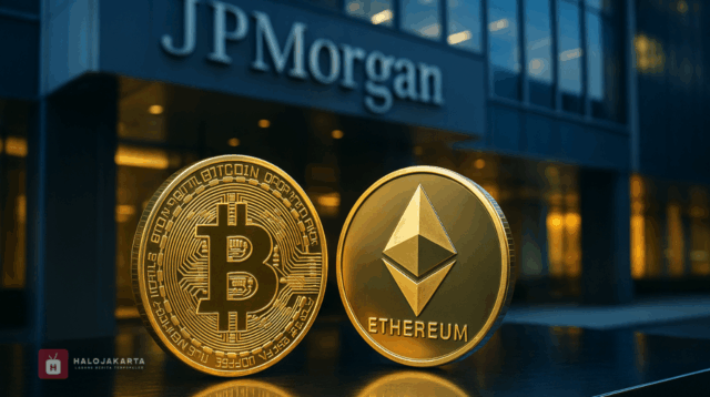 JPMorgan Terima Bitcoin Ethereum Agunan Pinjaman