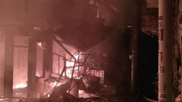 Permukiman Padat Penduduk di Grogol Petamburan Jakbar Kebakaran