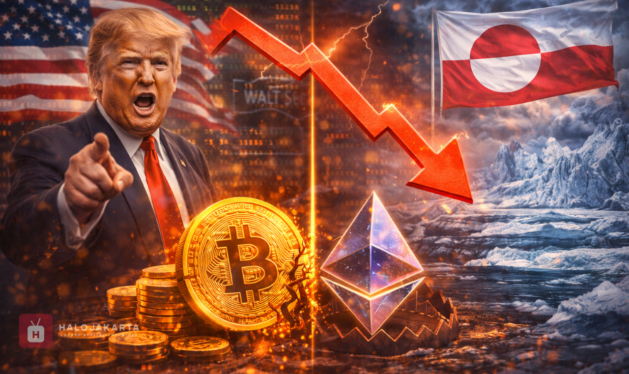Ancaman Tarif Trump & Isu Greenland Bikin Pasar Kripto Gelisah
