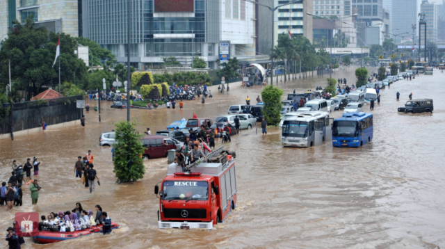 Banjir Jakarta Mulai Surut