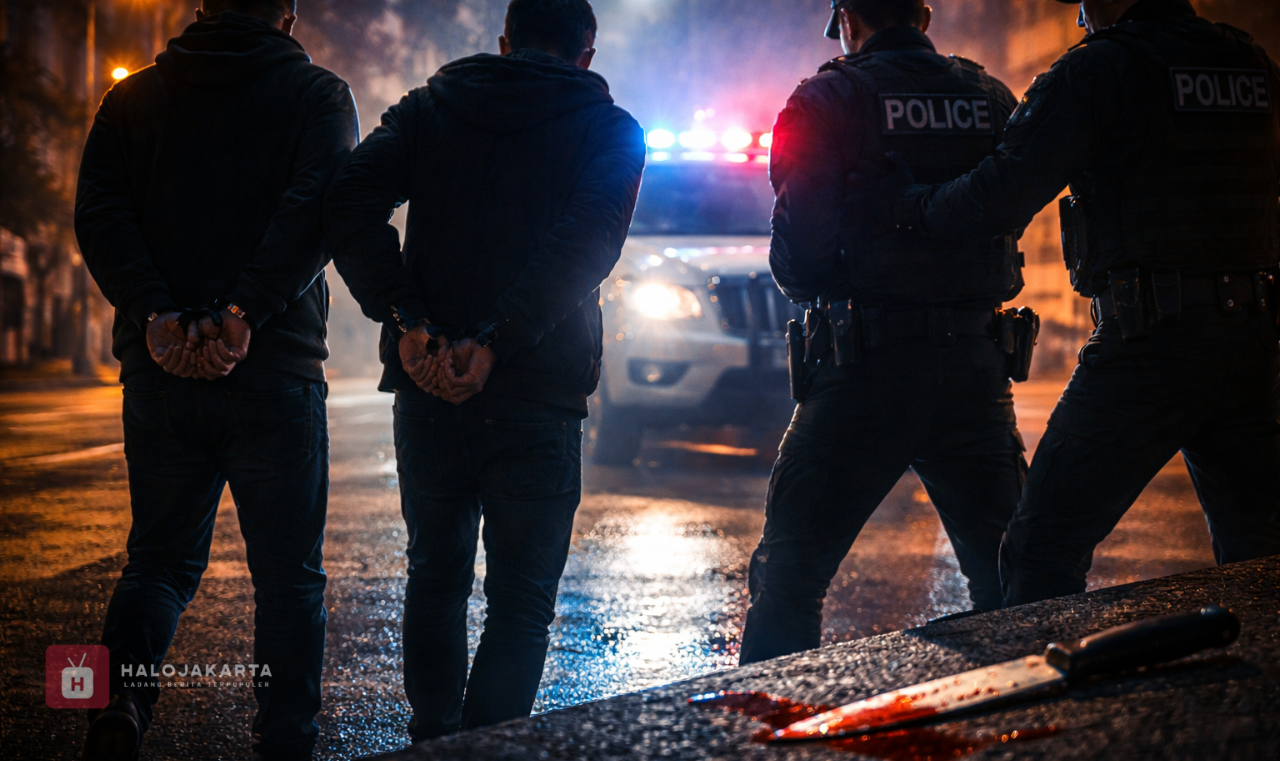 Polisi Tangkap 2 Pelaku Penusukan di Kemang