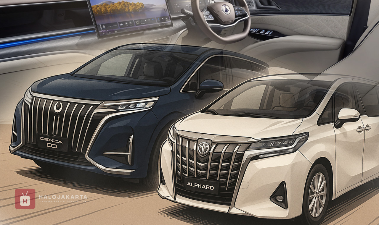Penjualan Denza D9 dan Toyota Alphard