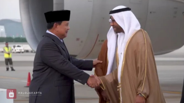 Prabowo Lanjutkan Lawatan ke UEA