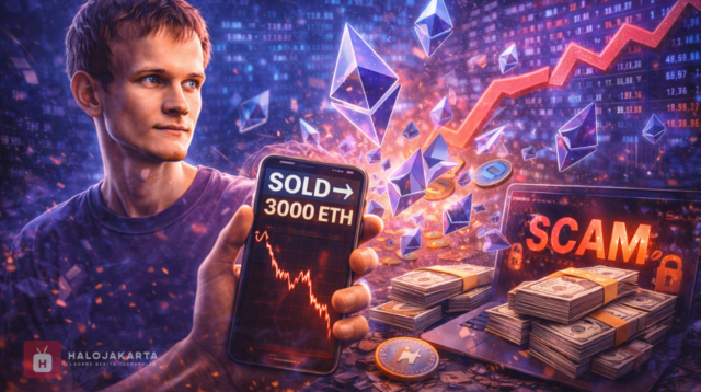Vitalik Buterin Lepas Hampir 3.000 ETH Senilai Rp 6,69 Miliar dalam 3 Hari!
