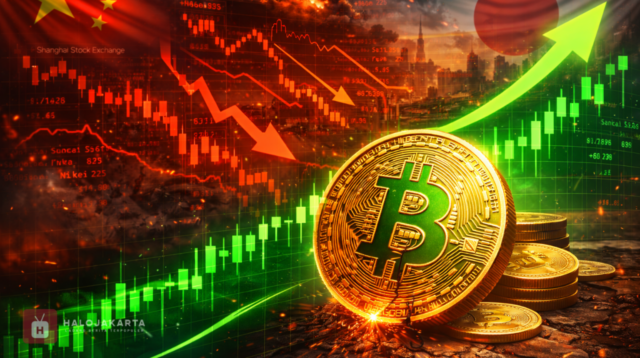 Bitcoin Tetap Hijau Saat Bursa Asia Crash