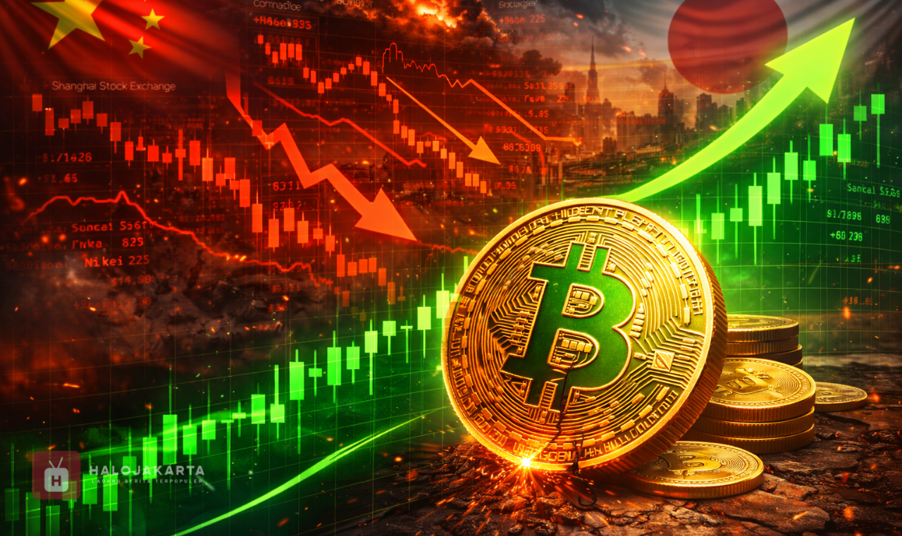 Bitcoin Tetap Hijau Saat Bursa Asia Crash