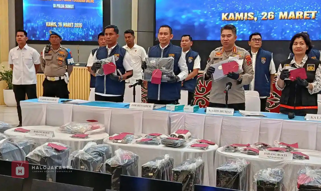 Polda Sumut Grebek Markas Judi Online di Medan