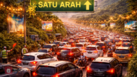 Ribuan Kendaraan Padati Jalur Puncak – Sistem Satu Arah Diberlakukan!