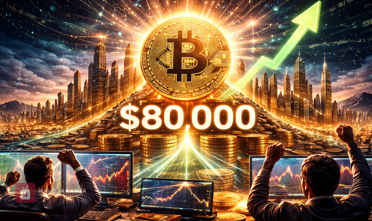 Bisakah Bitcoin Tembus ATH Lagi? Level USD 80.000 Jadi Kunci Penentu Arah Pasar Kripto 2026