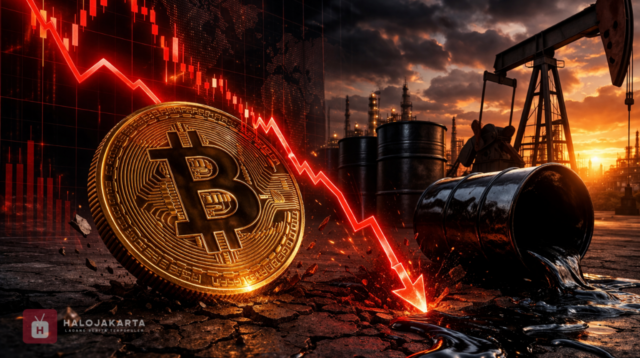 Bitcoin Terjun ke Level Terendah Pekan Ini – Harga Minyak Jadi Biang Kerok