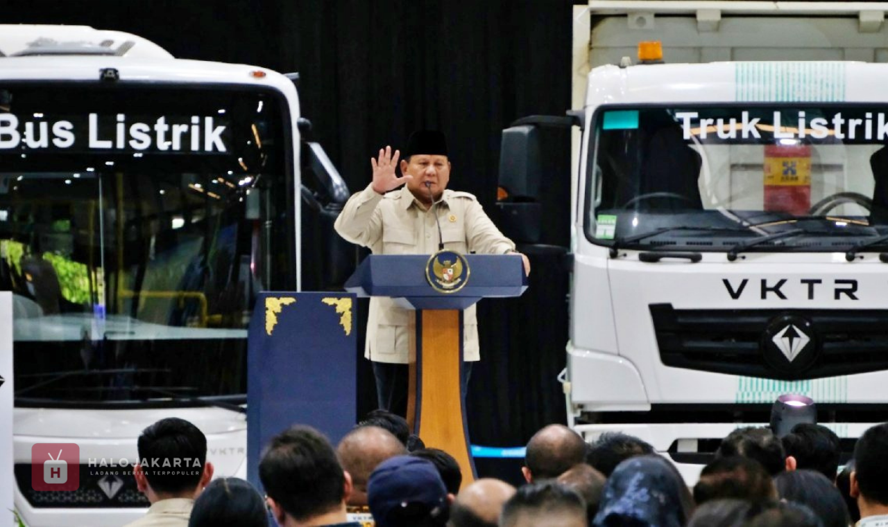 Prabowo Optimistis Bus dan Truk Listrik Buatan Indonesia Bisa Saingi Jepang dan Korea