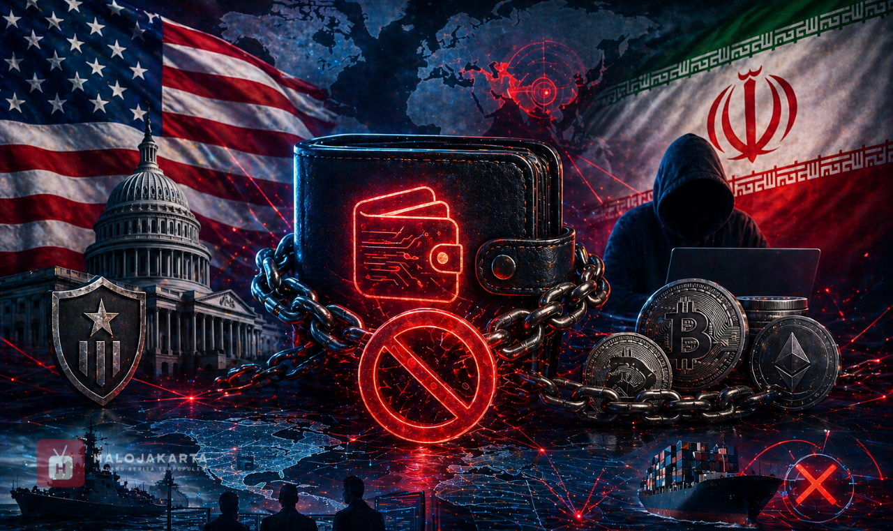 Amerika Serikat Perketat Sanksi: Dompet Digital Terkait Iran Jadi Target