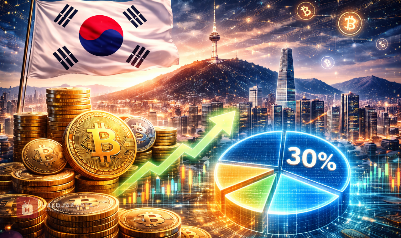 Korea Selatan Kuasai 30% Volume Perdagangan Kripto Dunia