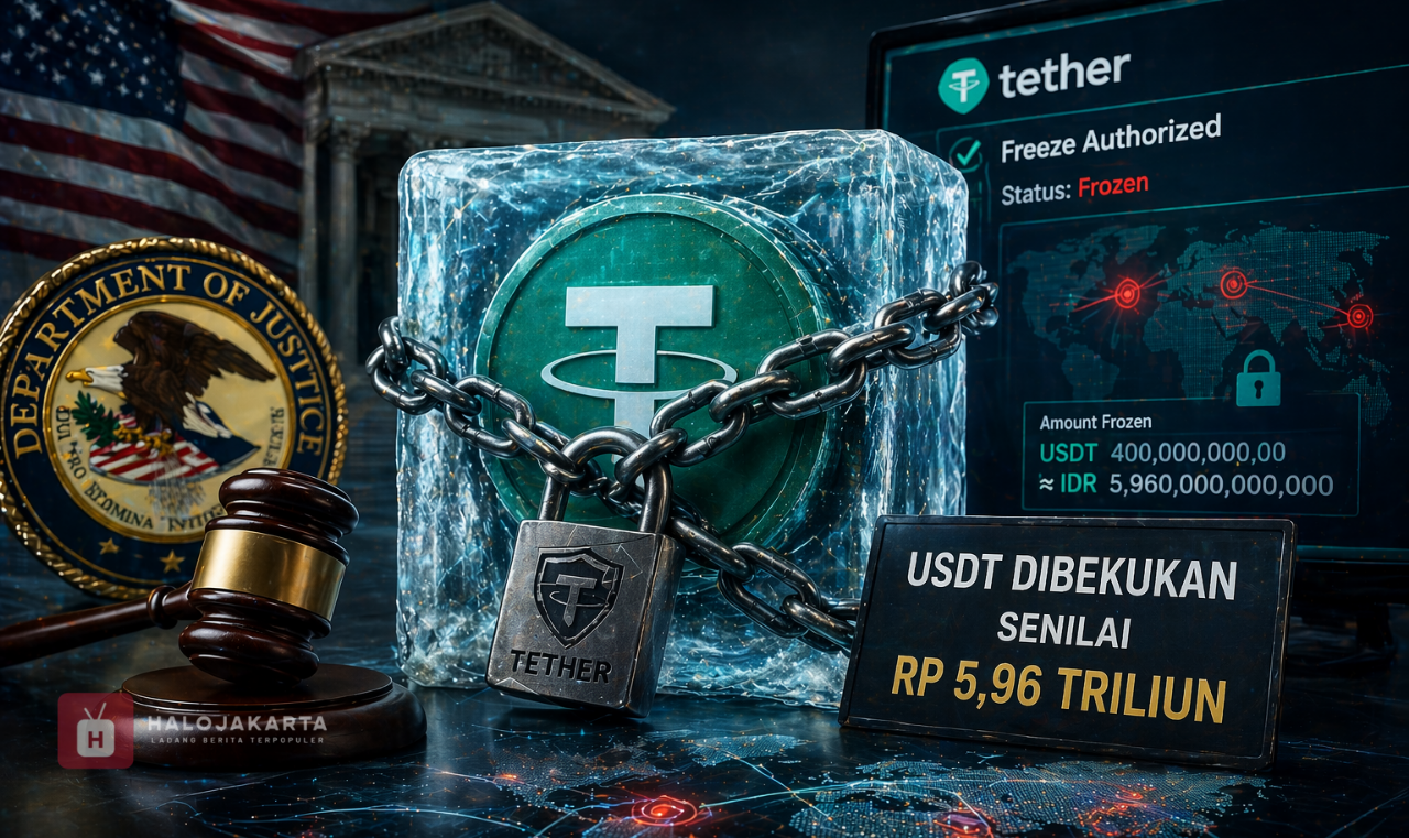 Tether Bantu Pemerintah AS Bekukan USDT Senilai Rp 5,96 Triliun
